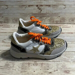 Modern Rush CAMO/Glitter Sneakers Women’s Size 8.5 Tennis Shoes Sparkle